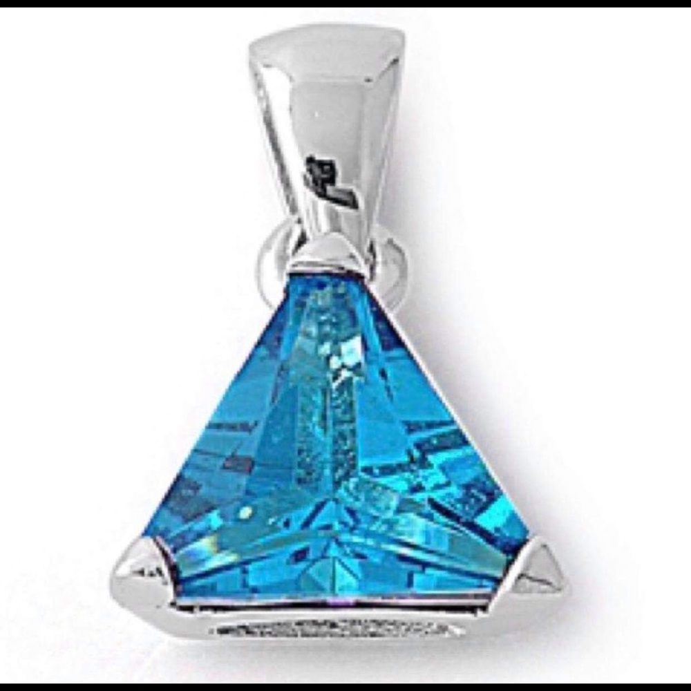 Topaz pendent set in 925. Sterling silver